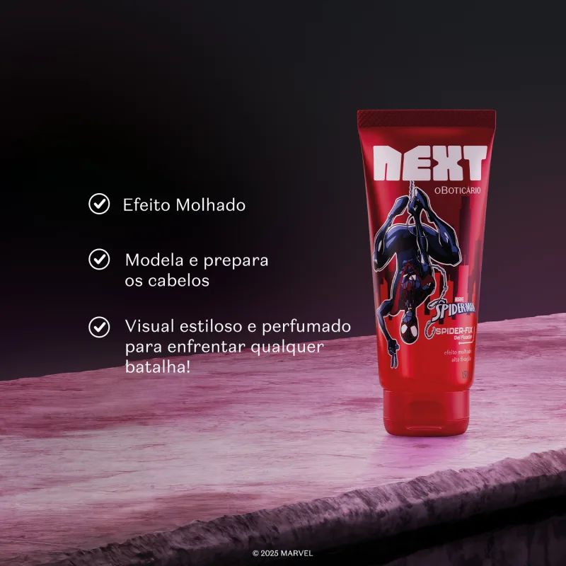 GEL FIXADOR NEXT SPIDER MAN 150G